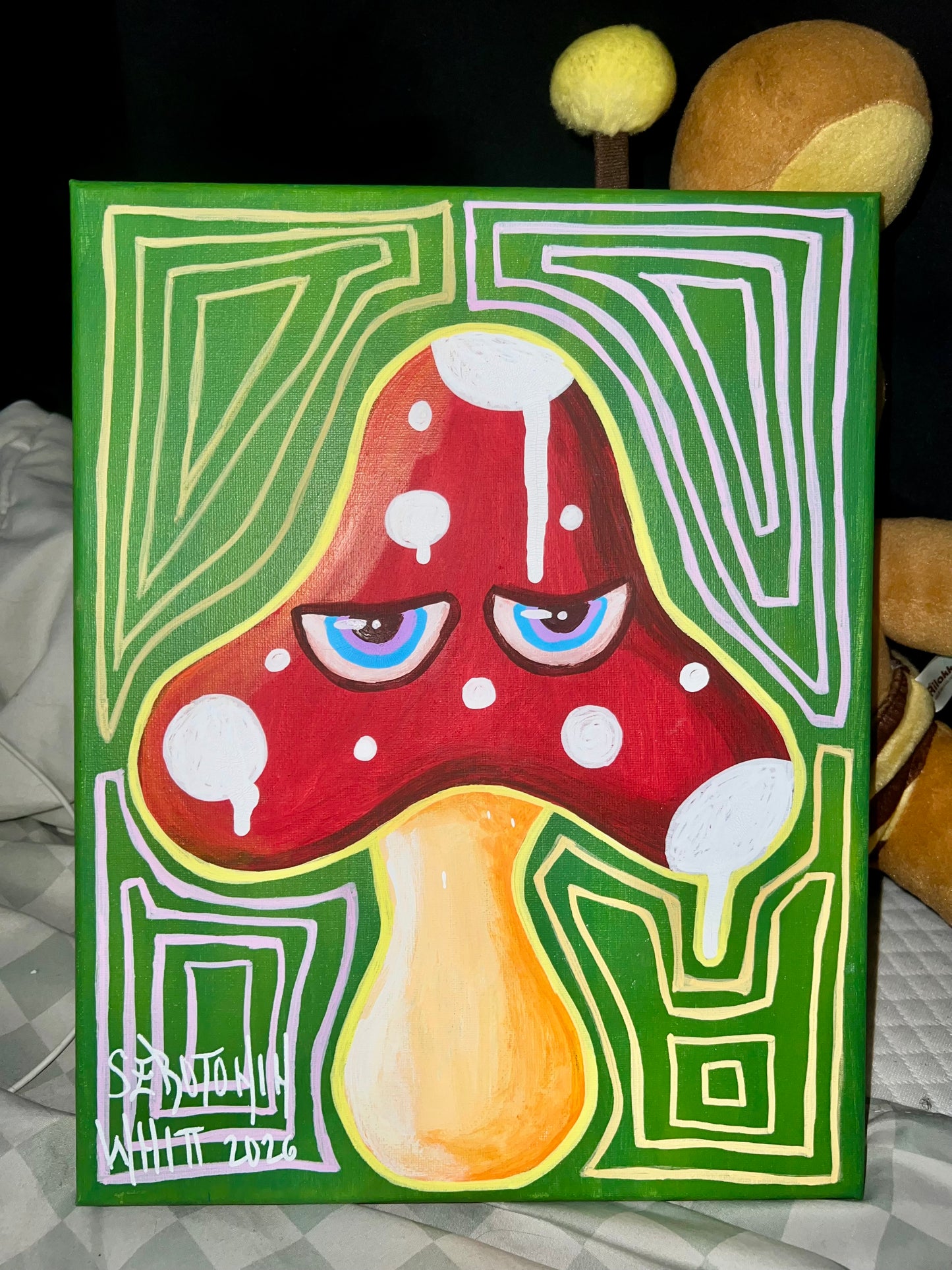 Mushroom #2 painting