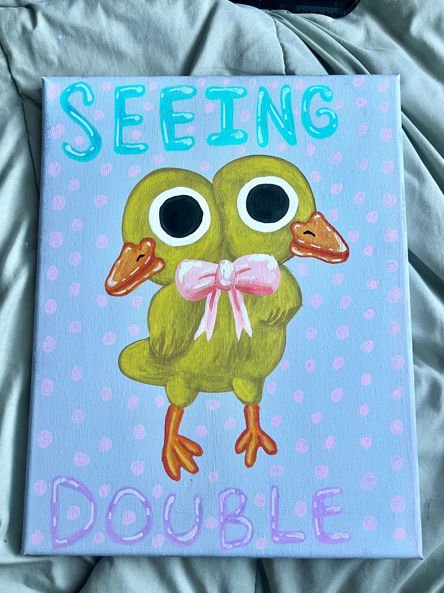 Baby ducks painting
