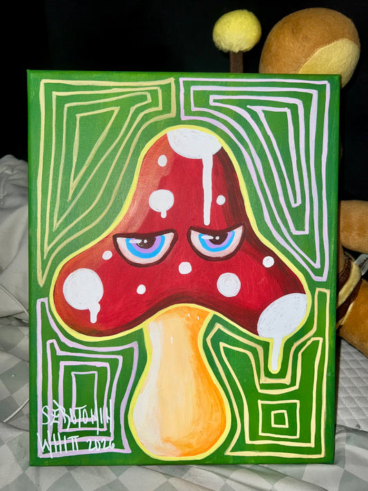 Mushroom #2 painting