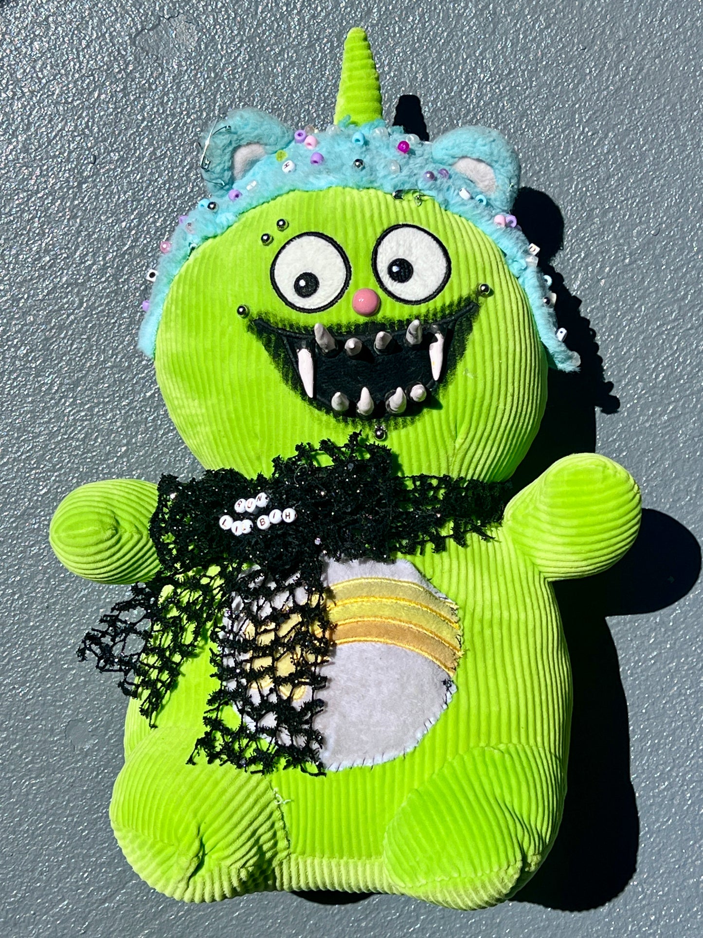 Why Care? Alien Bear Plushie