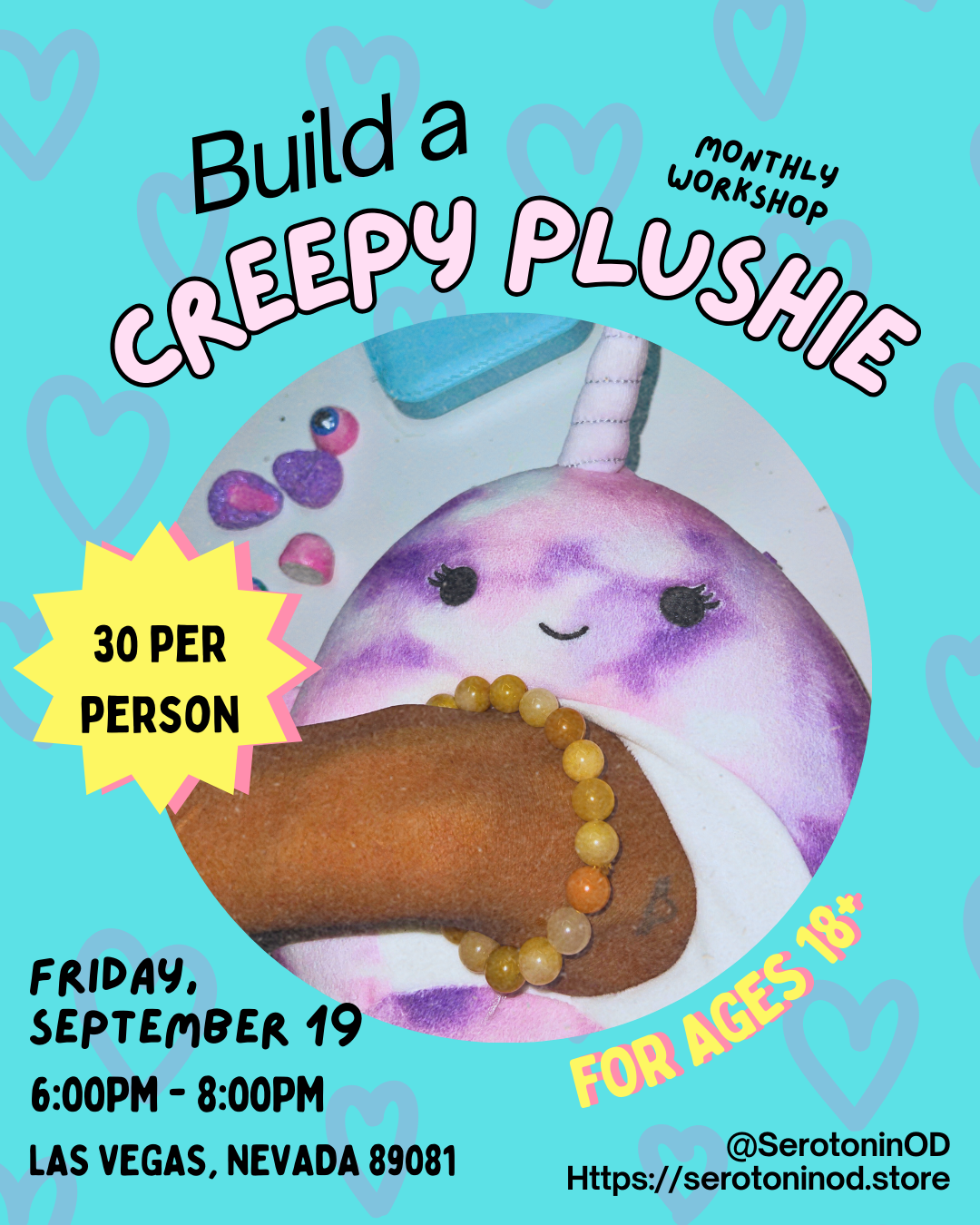 Build A Creepy Plushie Workshop