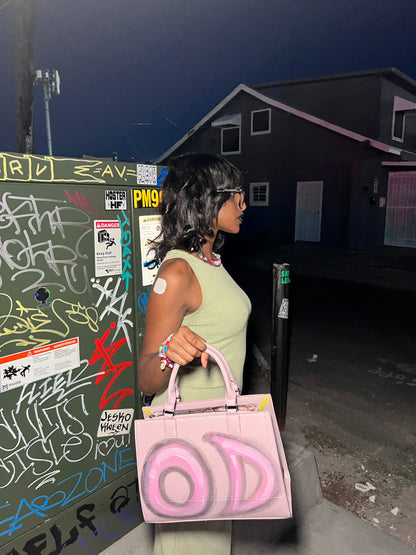 Missing One - Hand painted purse