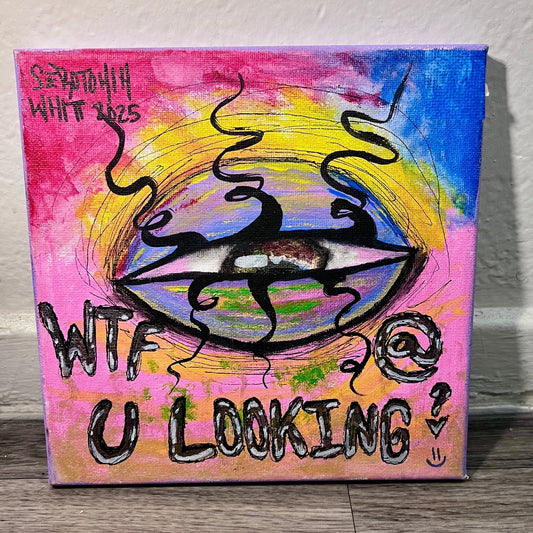 Wondering eye painting