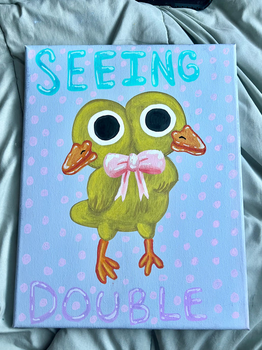Baby ducks painting
