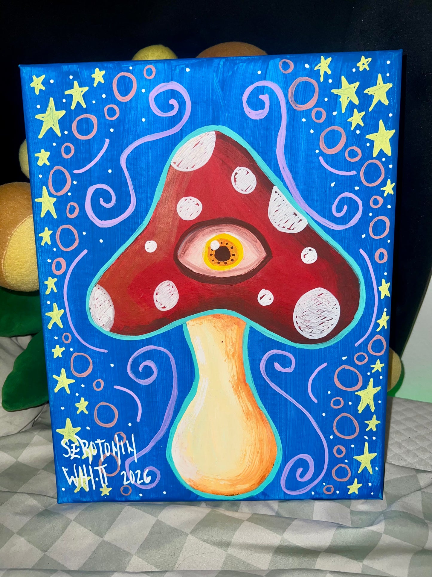 Mushroom #1 painting
