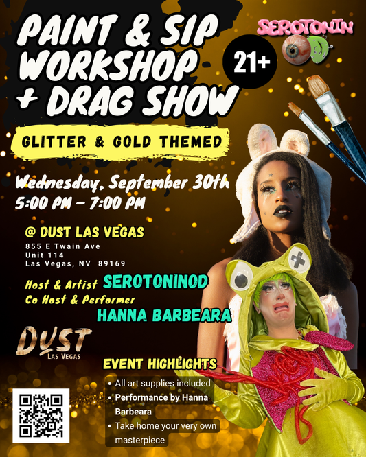 21+ Glitter & Gold Sip and Paint Workshop
