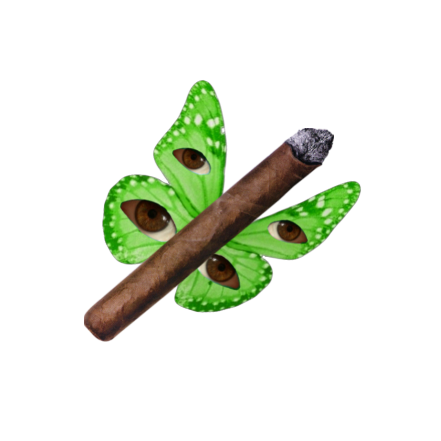 Butterfly Blunt Sticker