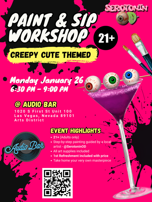 21+ January Sip and Paint Workshop